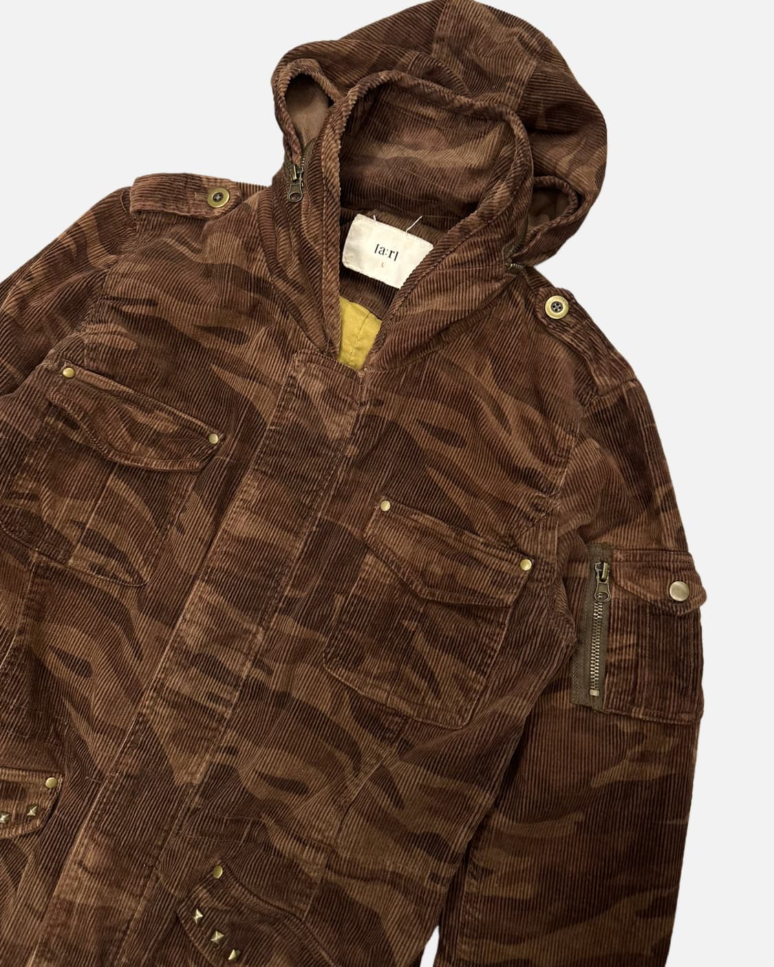 camo corduroy convertible field parka 상품이미지2
