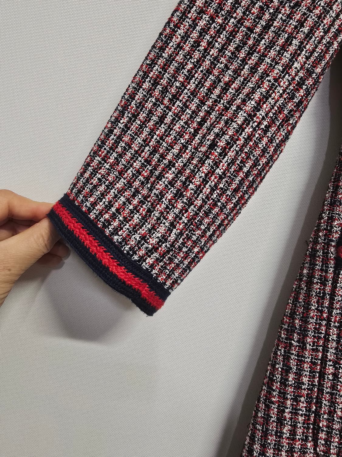 레니본 트위드 원피스  포켓 포인트 상품이미지4