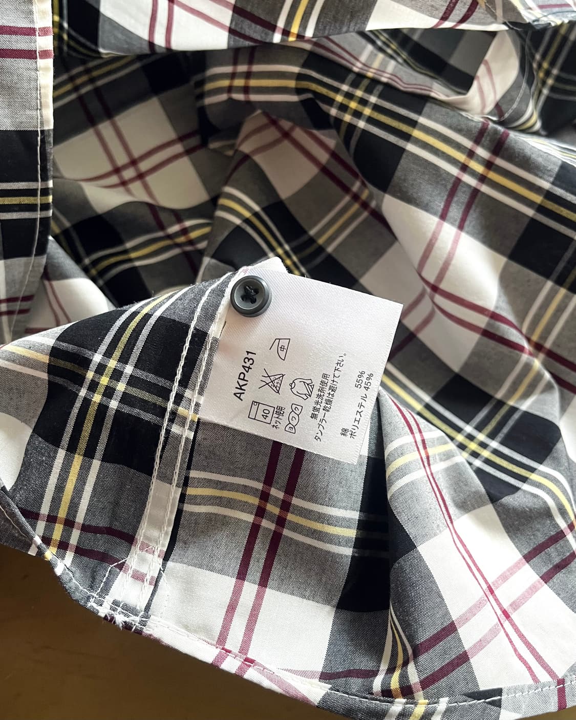 90s Konishi Yoshiyuki 1/2 Check Shirt 상품이미지7