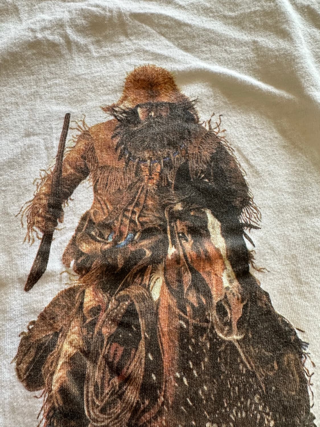 90s "Mountain Man" 웨스턴 아트워크 빈티지 티셔츠 상품이미지1