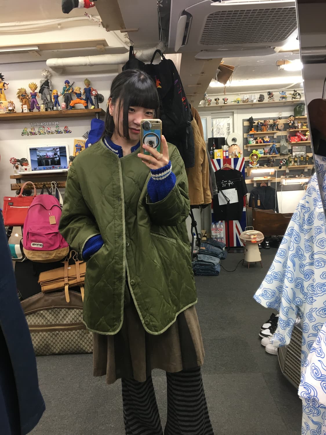 Freak's store 프릭스 스토어 퀼팅자켓 상품이미지1