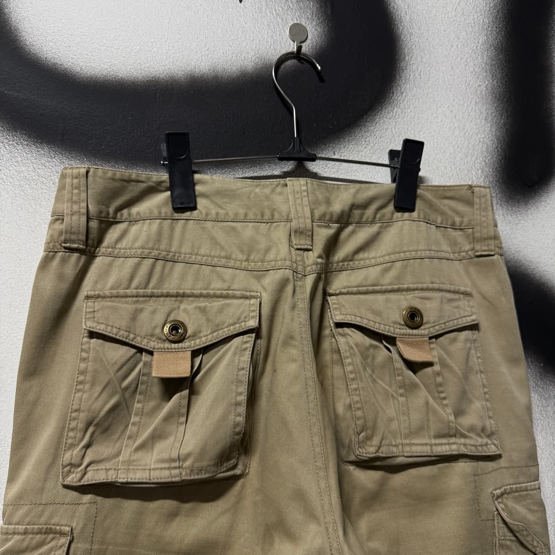 VTG 빈티지 빅사이즈 버클 디테일 코튼 와이드 카고 팬츠 상품이미지7