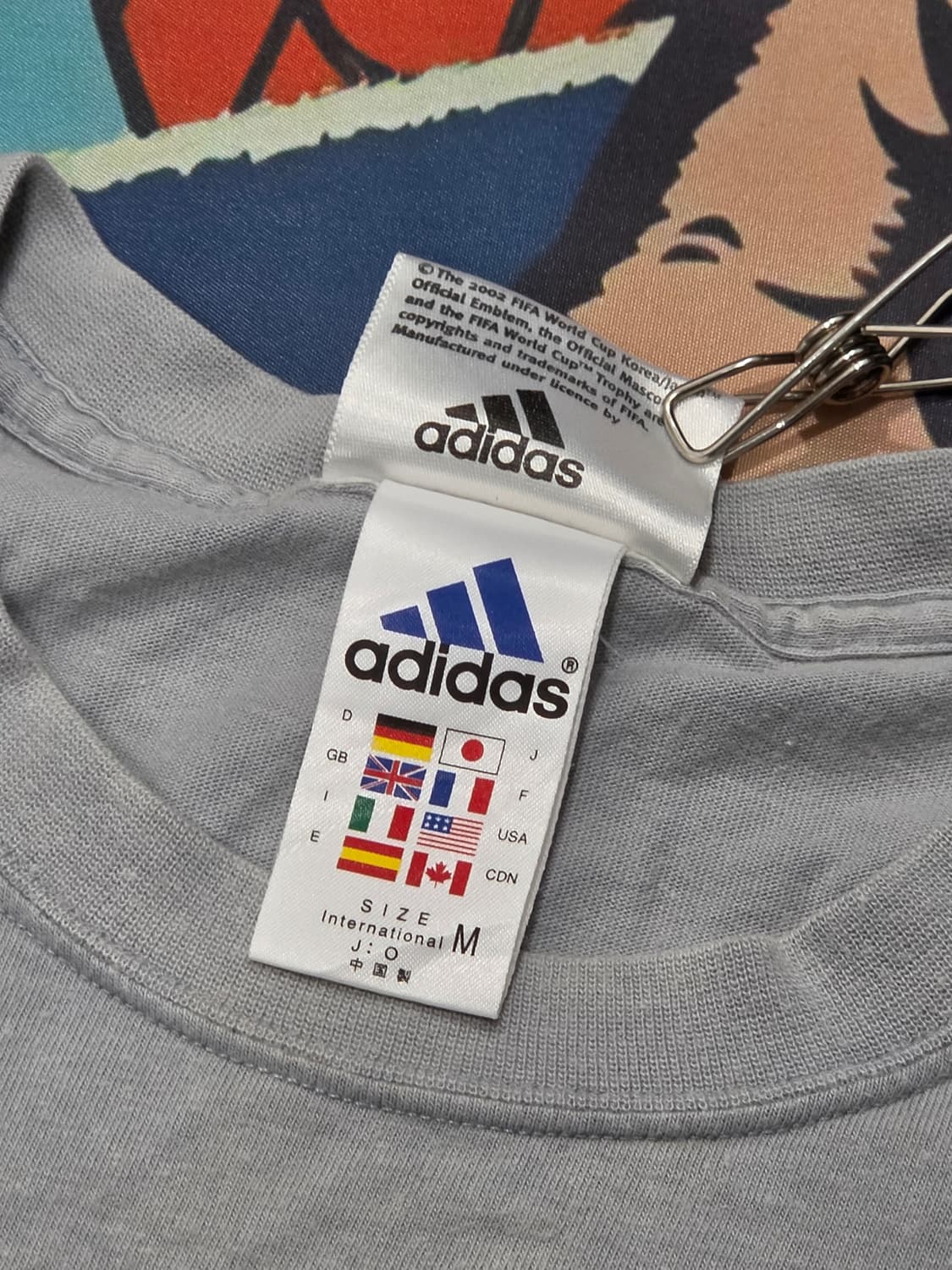 Adidas 2002 한일월드컵 D-7 반팔 M 상품이미지5