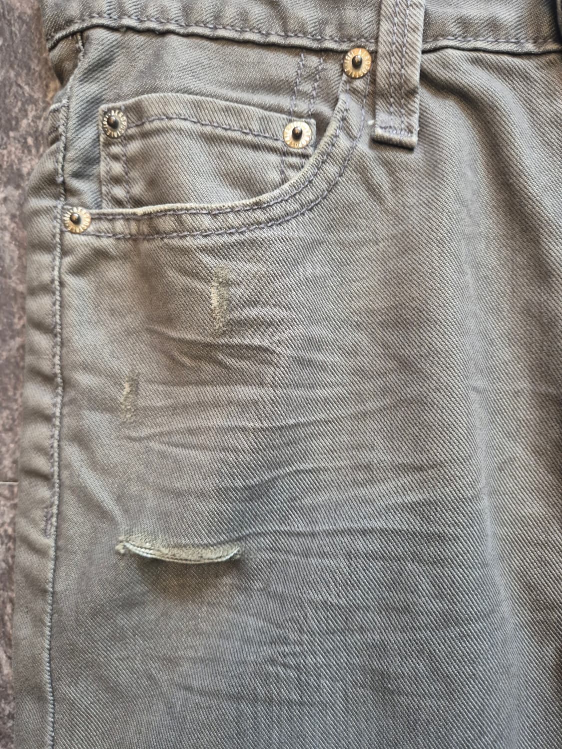 27인치 에어로포스테일 면바지 새상품 아메카지 워싱 빈티지 상품이미지4