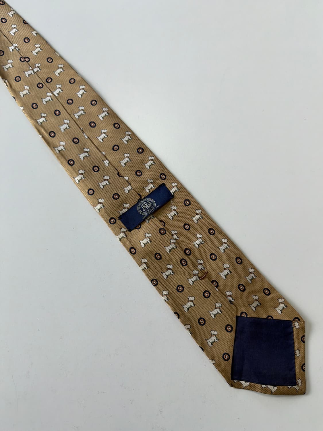 제이프레스(J press) 강아지패턴 실크 넥타이 8.5cm 상품이미지3