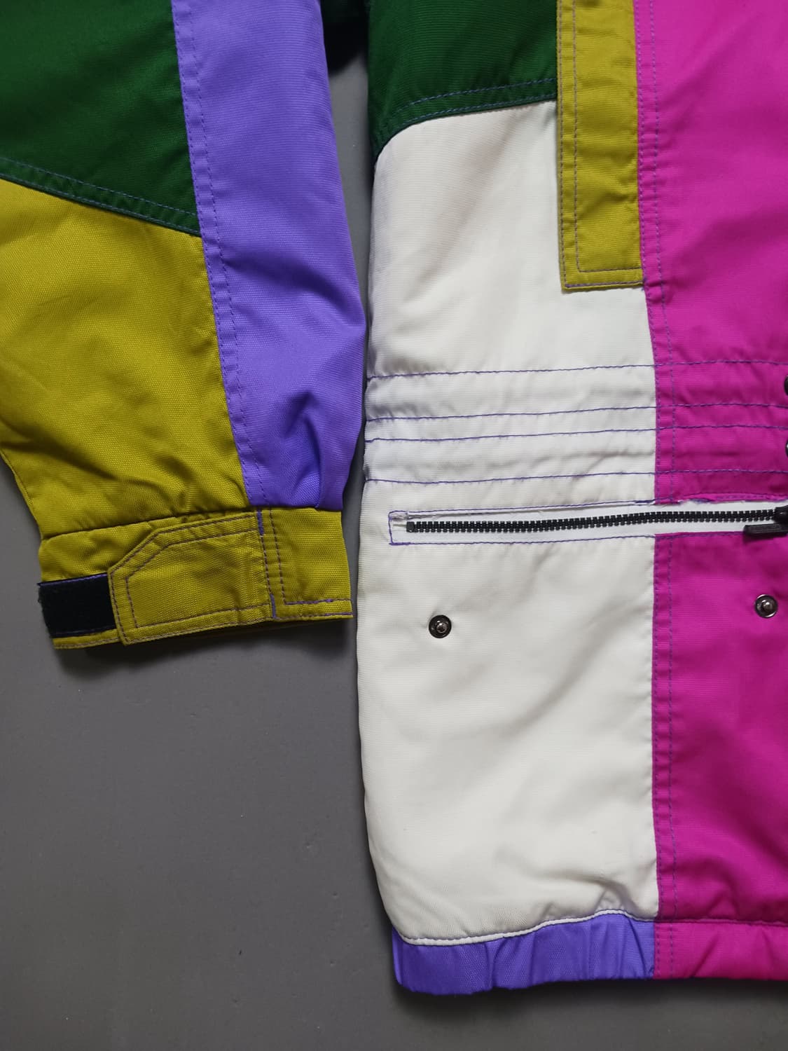 [XL] NEVICA 90S 빈티지 컬러블록 점퍼 자켓 스키복 보드복 상품이미지4