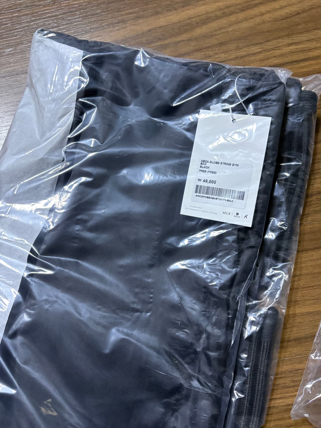 AECA Globe 스트링 짐색 블랙 새상품 상품이미지2