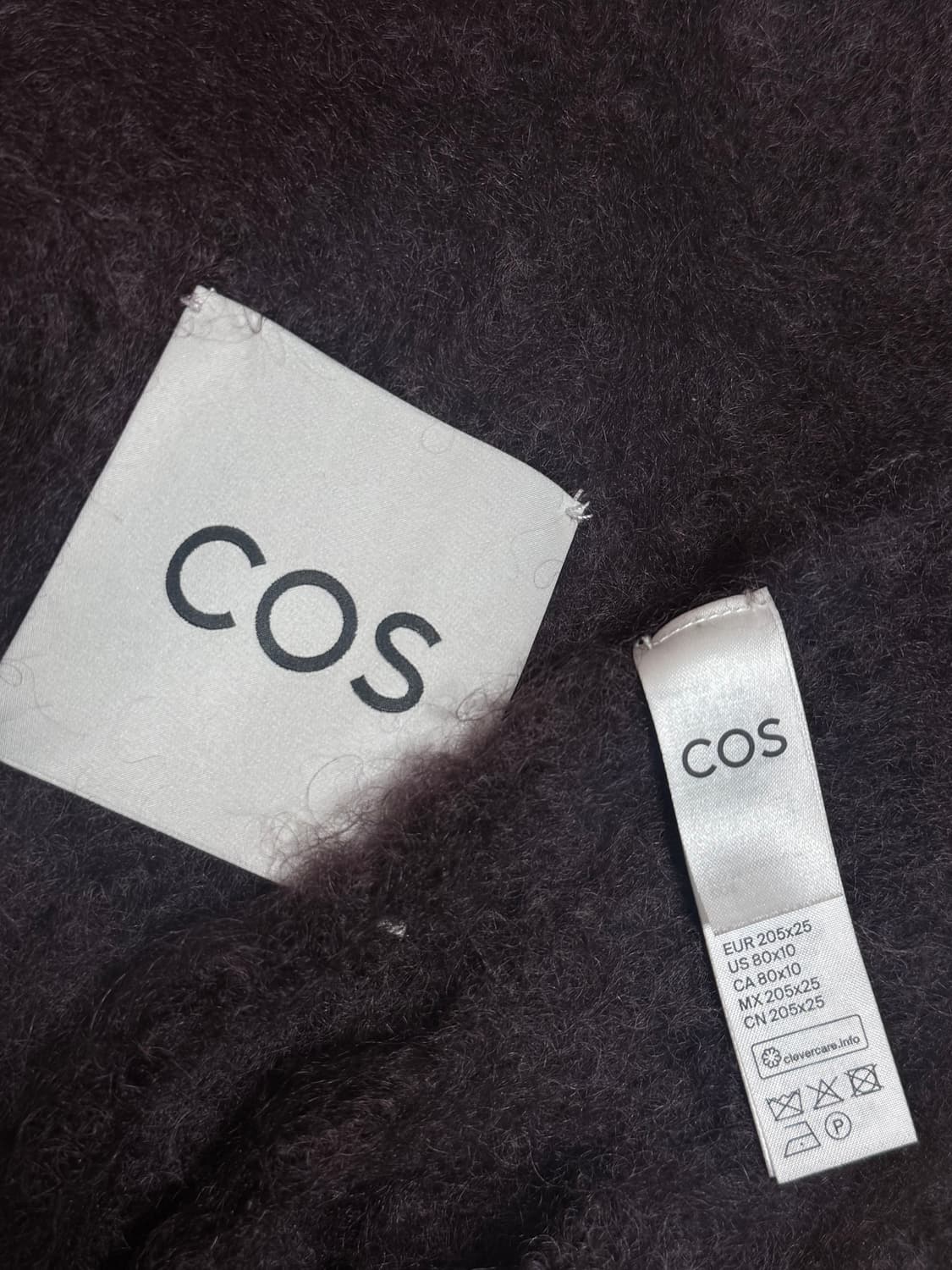 프린지 브러쉬드 모헤어 머플러 상품이미지6