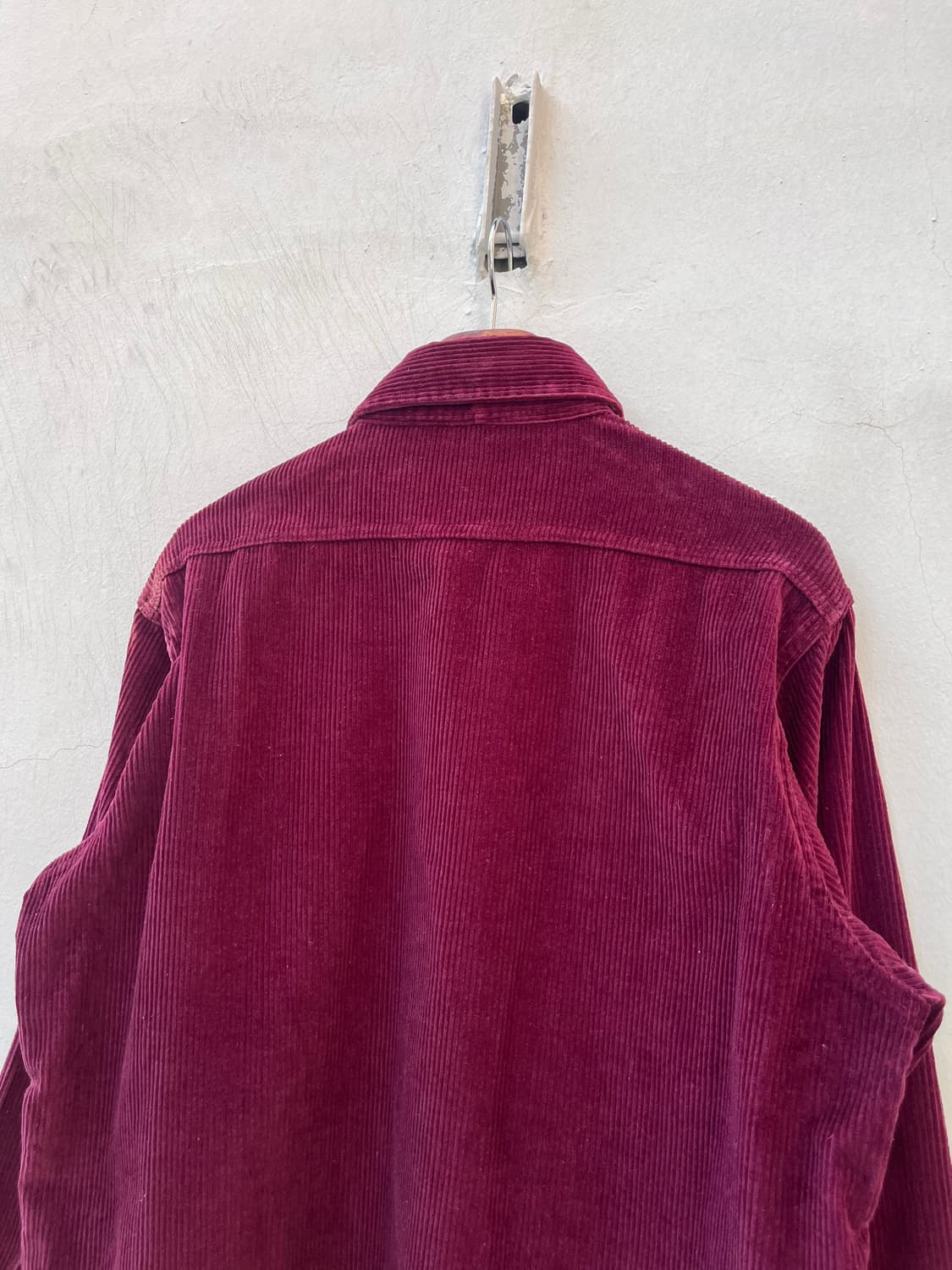 Vintage (Made in Usa) 와인컬러 골덴 셔츠  상품이미지5