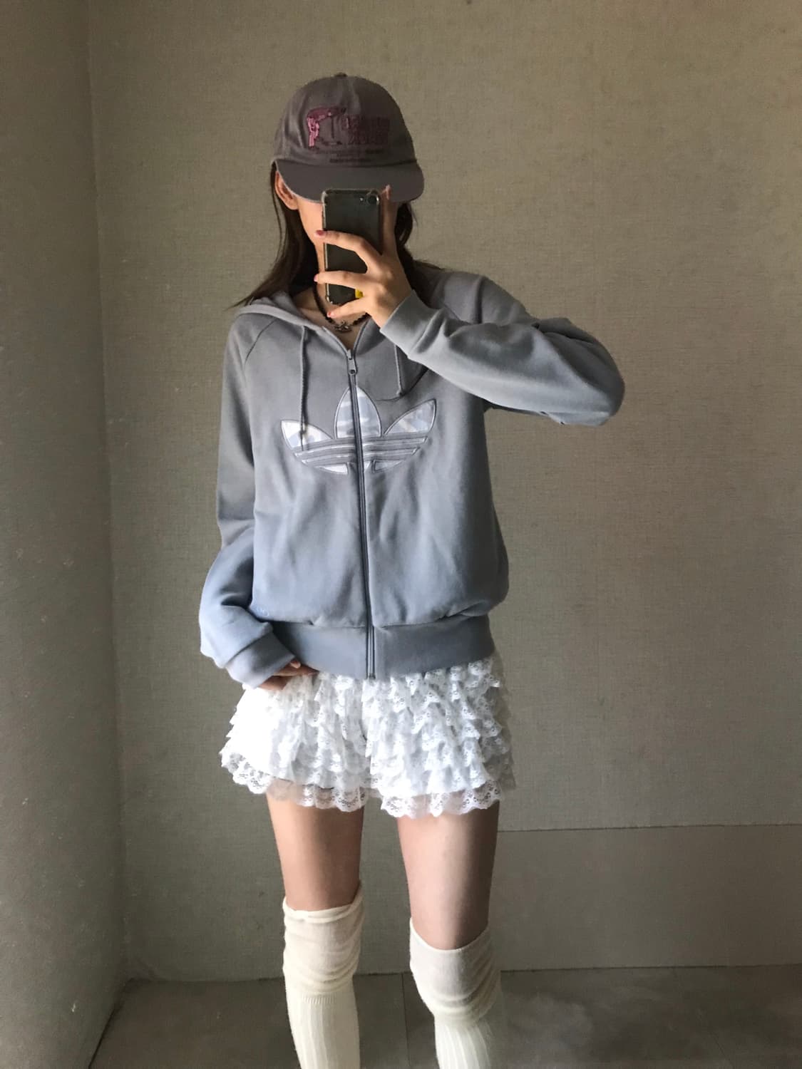 아디다스x미시엘리엇 카모 후드집업 상품이미지4