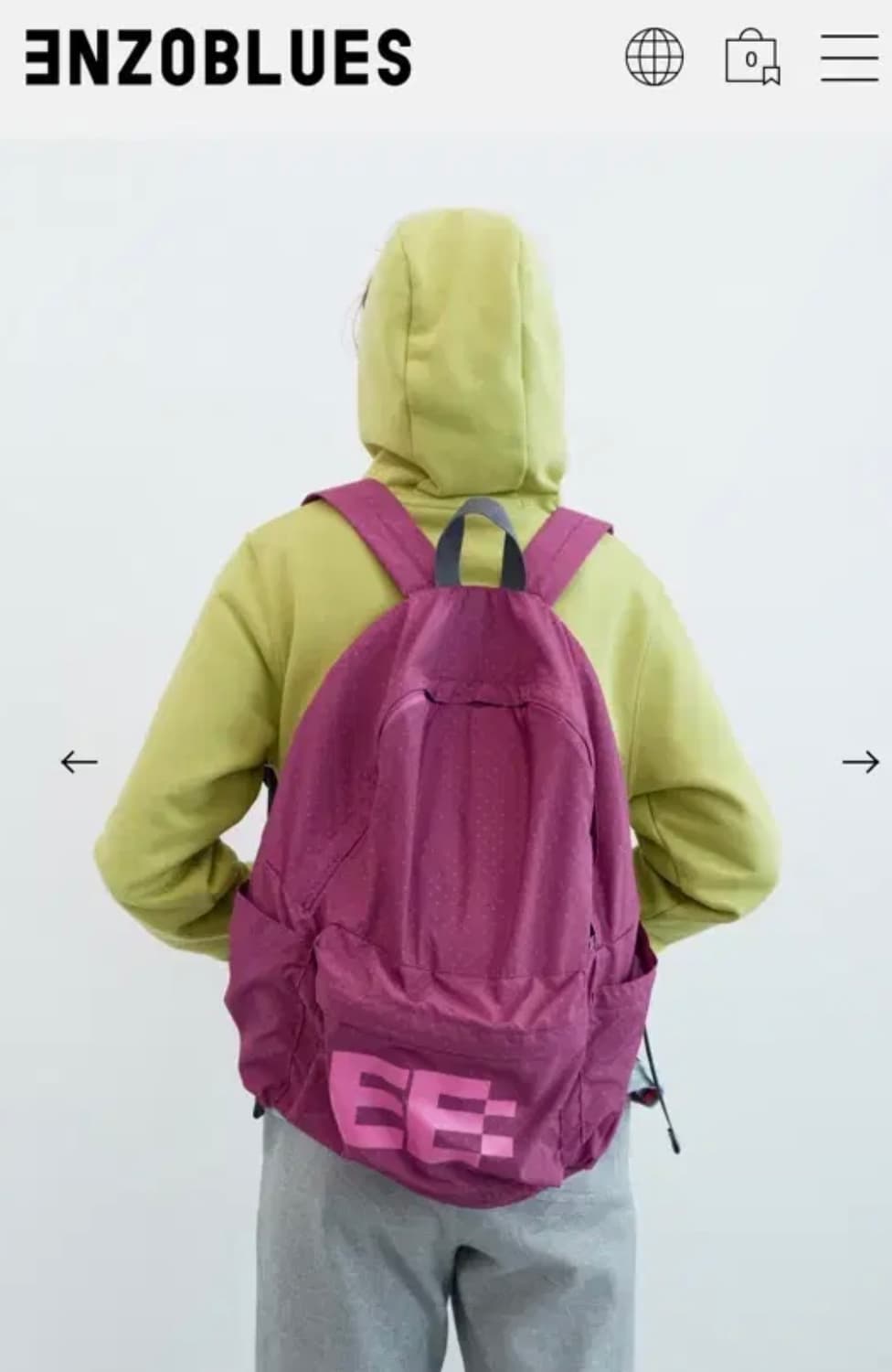 엔조블루스 백팩 상품이미지1