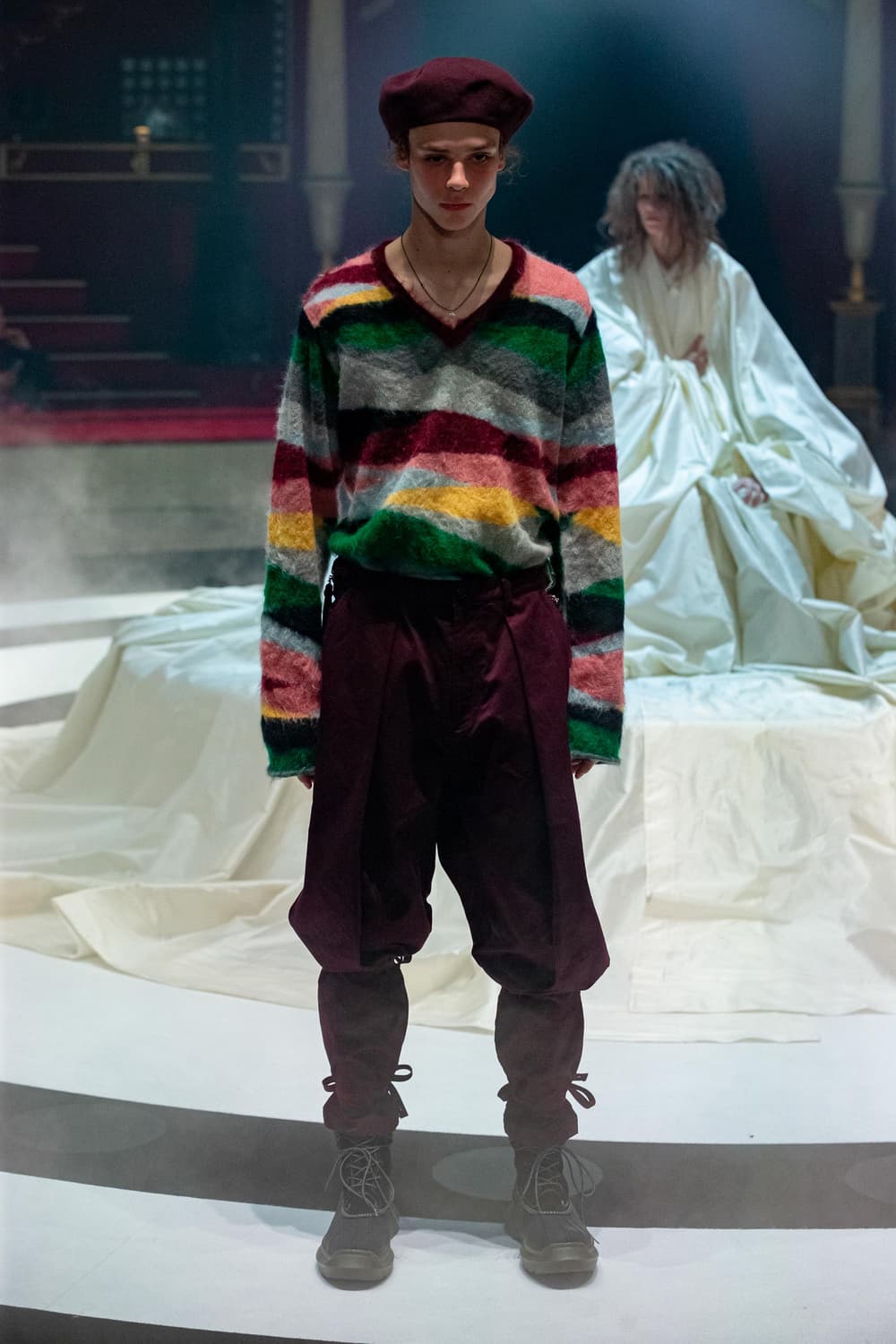 언더커버 20aw 클라운 하카마 본디지 팬츠 상품이미지10