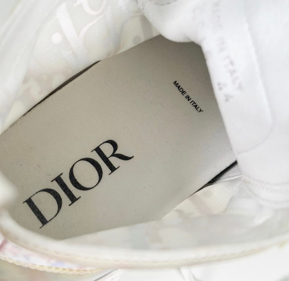 [44] DIOR 디올 남성 B23 오블리크 하이탑 캔버스 스니커즈 멀티 상품이미지9