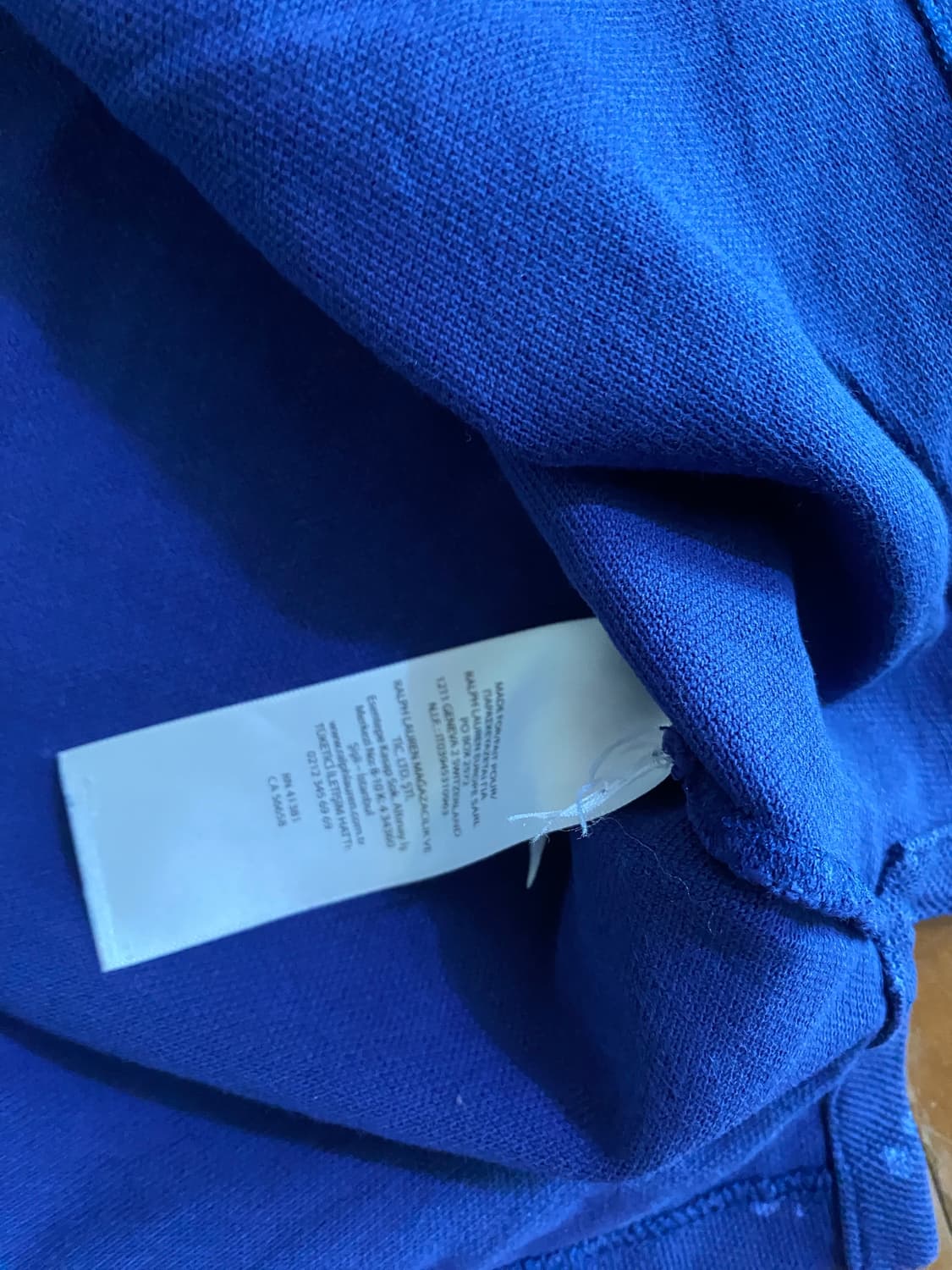 폴로 랄프로렌 커스텀 슬림핏 블루 프린팅 M (100) 상품이미지4