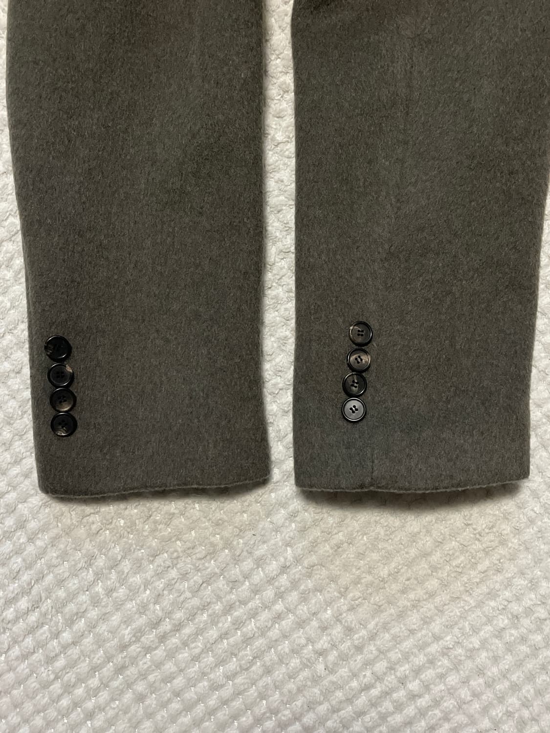 SYSTEM 시스템옴므 21FW 캐시미어 블렌드 롱코트 카키(클리닝O) 상품이미지7