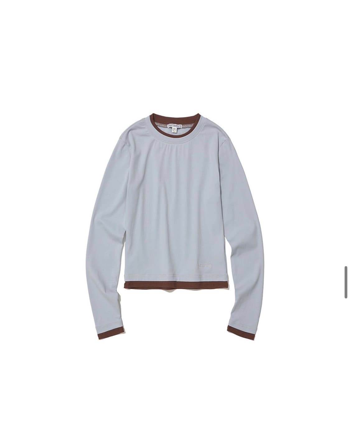 파르티멘토 우먼 레이어드 롱 슬리브 티(새상품) 상품이미지2