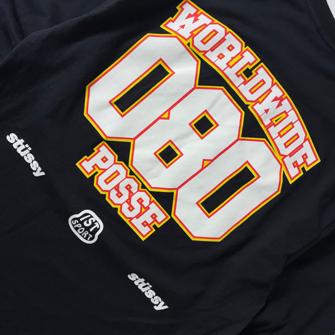 Stussy  스투시 월드와이드 코튼 블랙 롱슬리브  상품이미지2