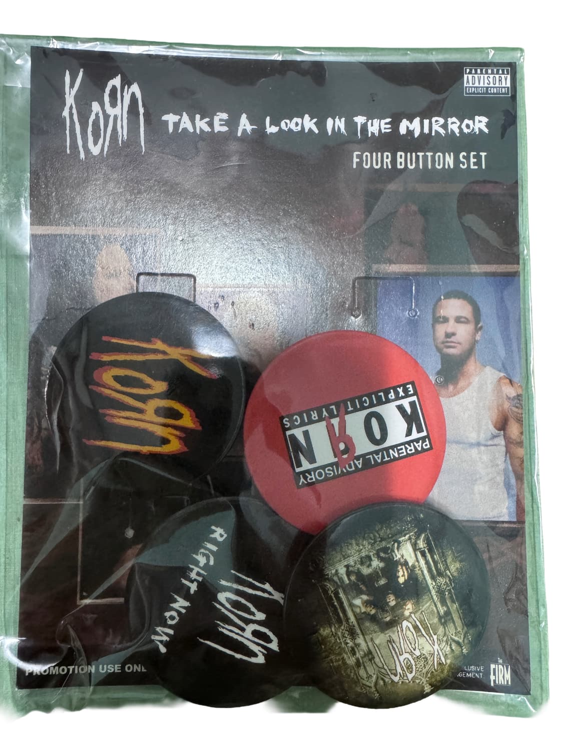 콘 KORN 00s 오리지널 프로모션 버튼 뱃지 4p 상품이미지1