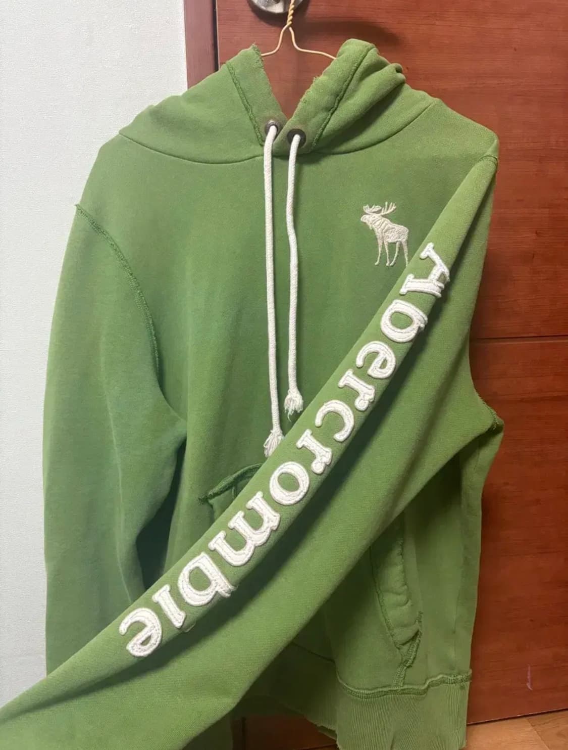 아베크롬비 그린 후드티 상품이미지1