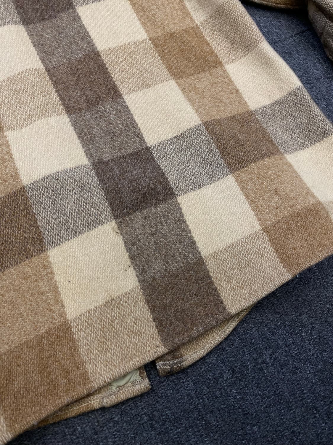 70s Woolrich 울리치 체크 울 셔츠 자켓 상품이미지8