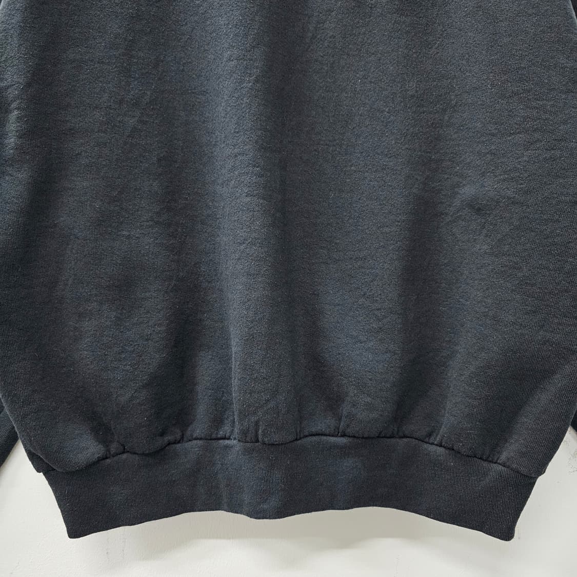 프루트 오브 더 룸 블랙 자수 맨투맨 기모 스웻셔츠 상품이미지3