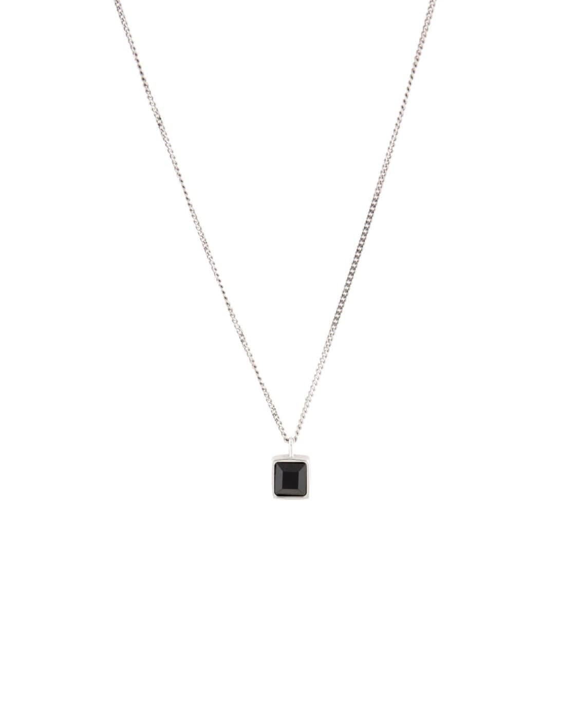 셀린느 남성 아이귀스 스털링 실버 오닉스 목걸이 상품이미지1