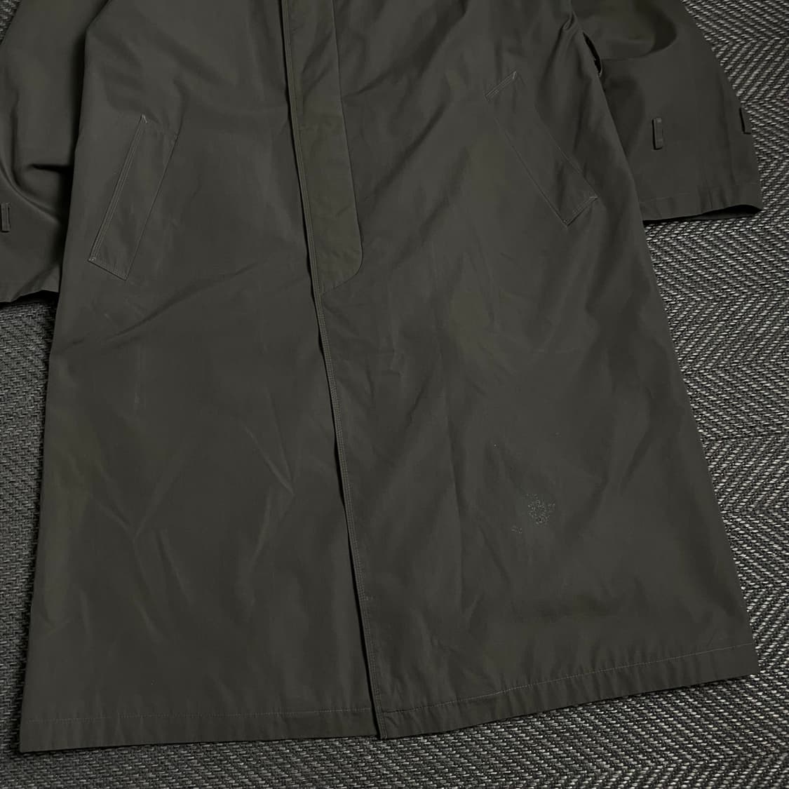 런던 포그 빈티지 그레이 롱 트렌치코트 y 4891 상품이미지3