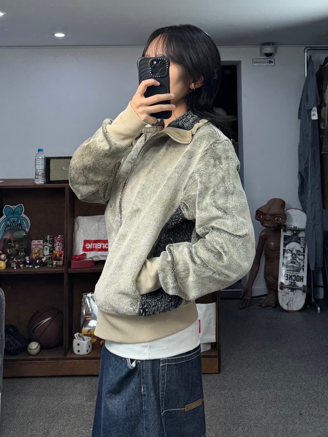 아르마니진스 목화울 퍼 집업 상품이미지7