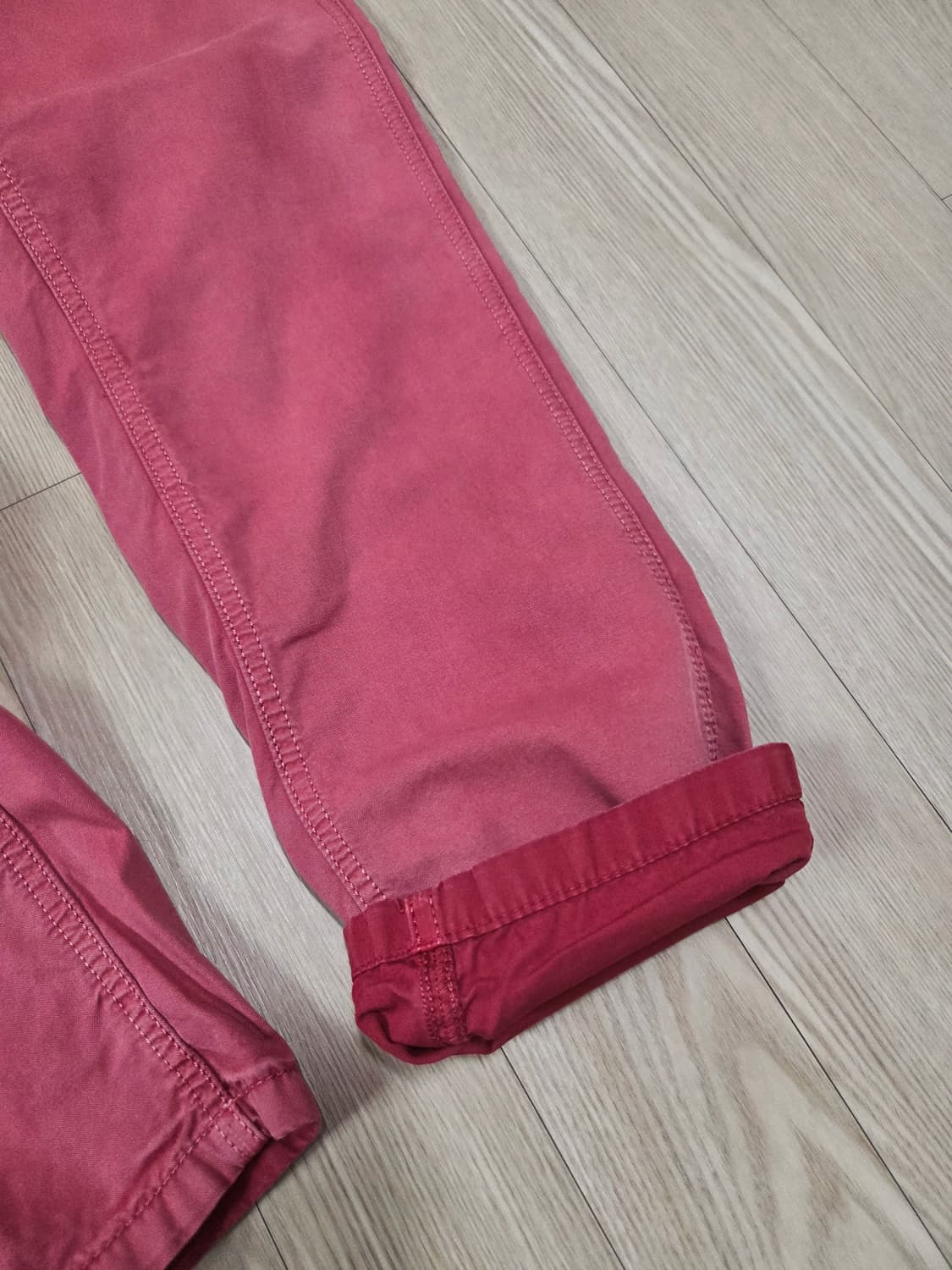 나파피리 레드 가먼트다잉 코튼 팬츠 상품이미지4