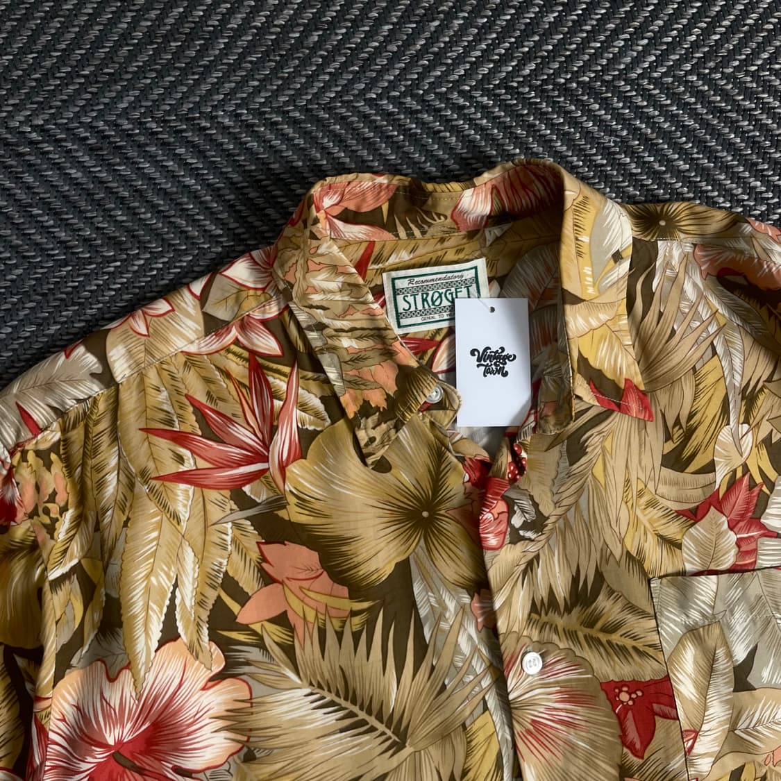 USA 오리지날 빈티지 하와이안 셔츠o 3570 상품이미지4