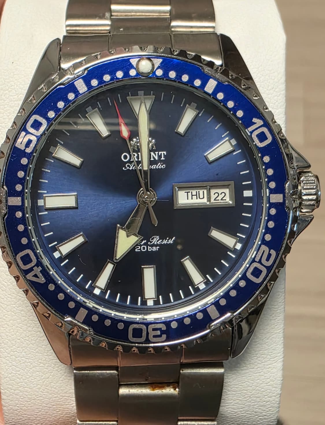 오리엔트 카마슈 RA- AA0002 블루 다이얼 오토메틱 시계 상품이미지1