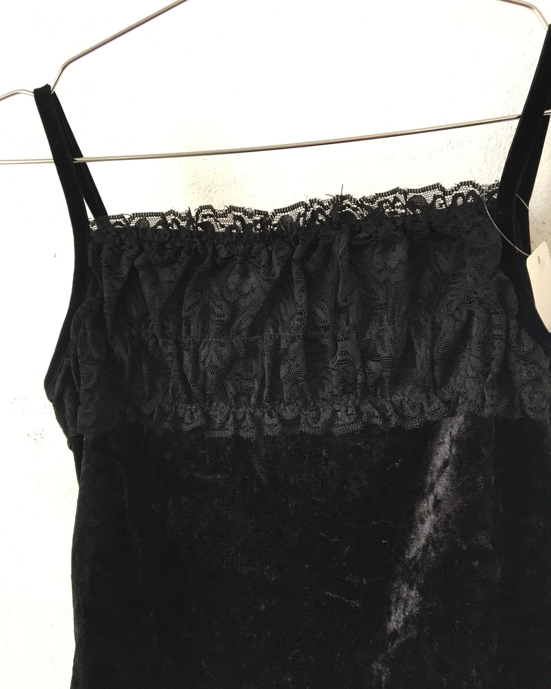 Lace point velvet sleeveless 상품이미지2