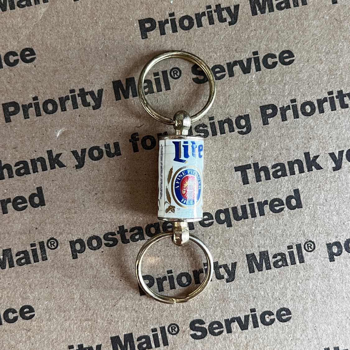 90s vtg Miller Lite Beer Can Keyring 상품이미지2