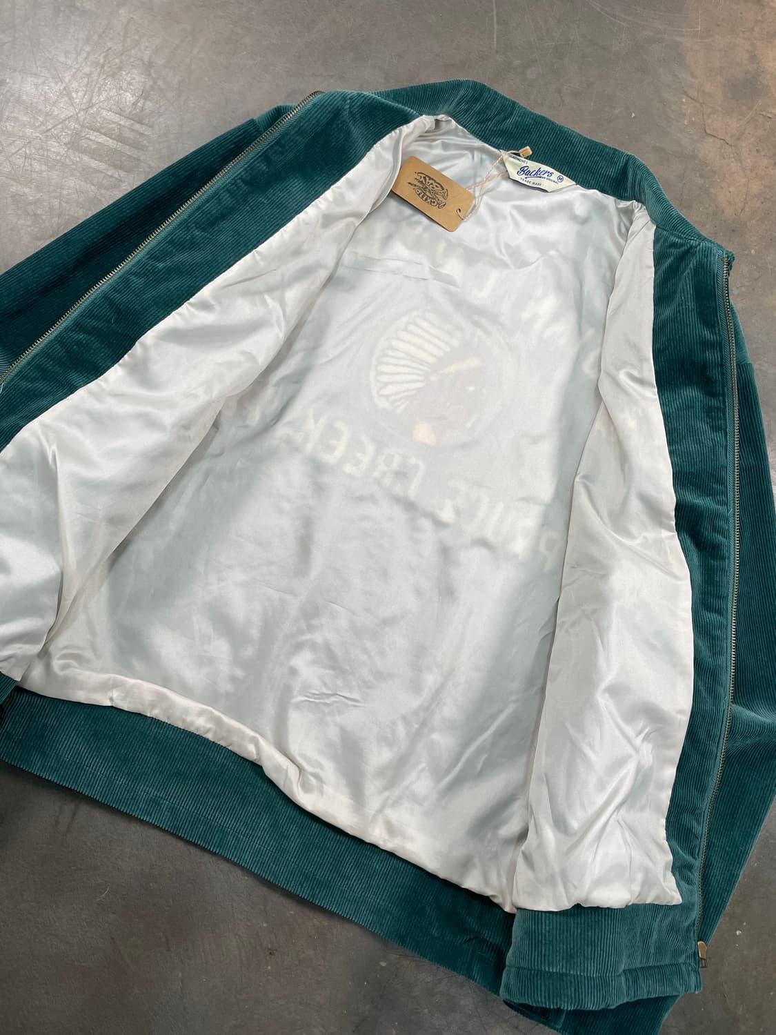 Backers 체인스티치 코듀로이 블루종 자켓 상품이미지5