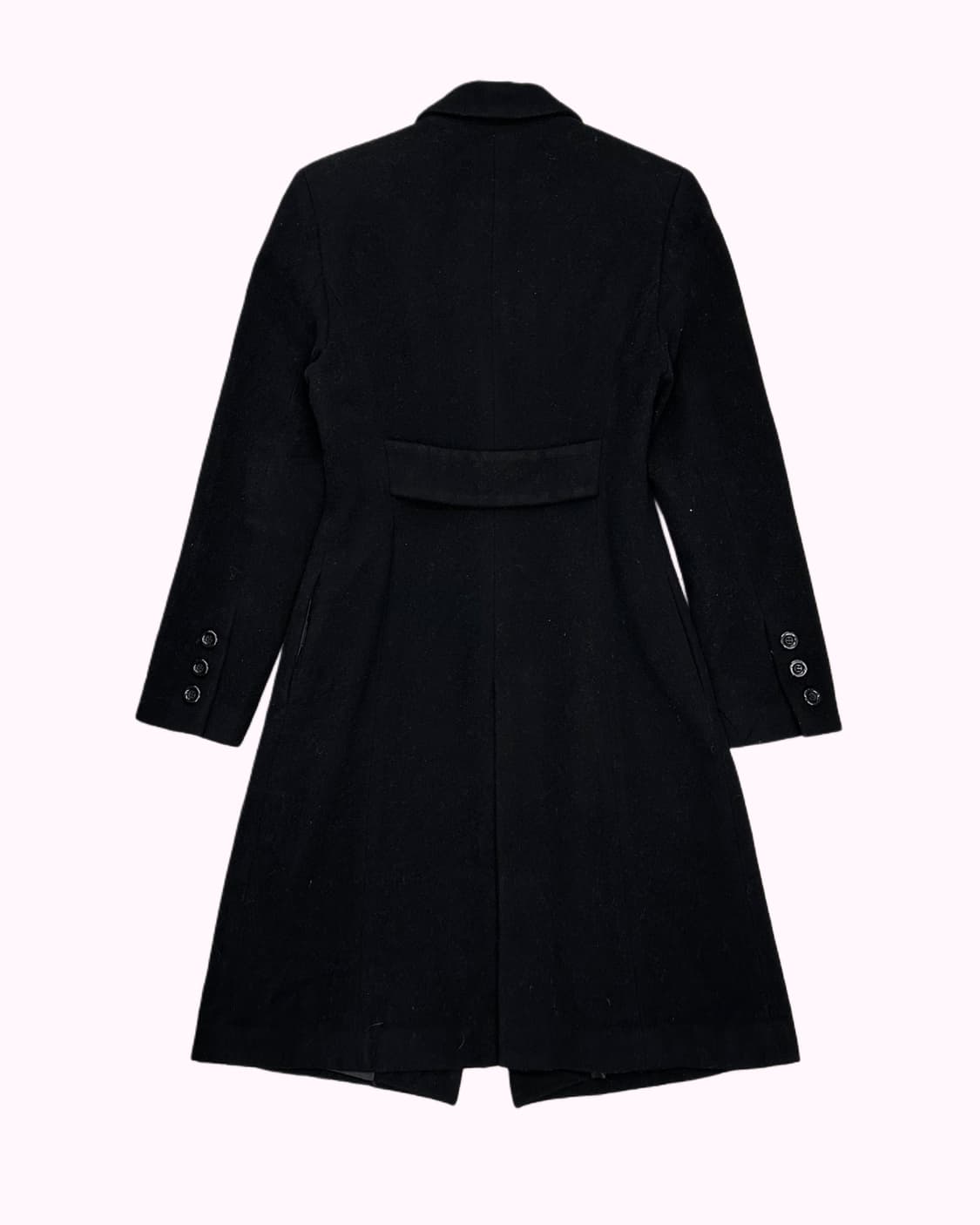 black wool long coat 상품이미지4