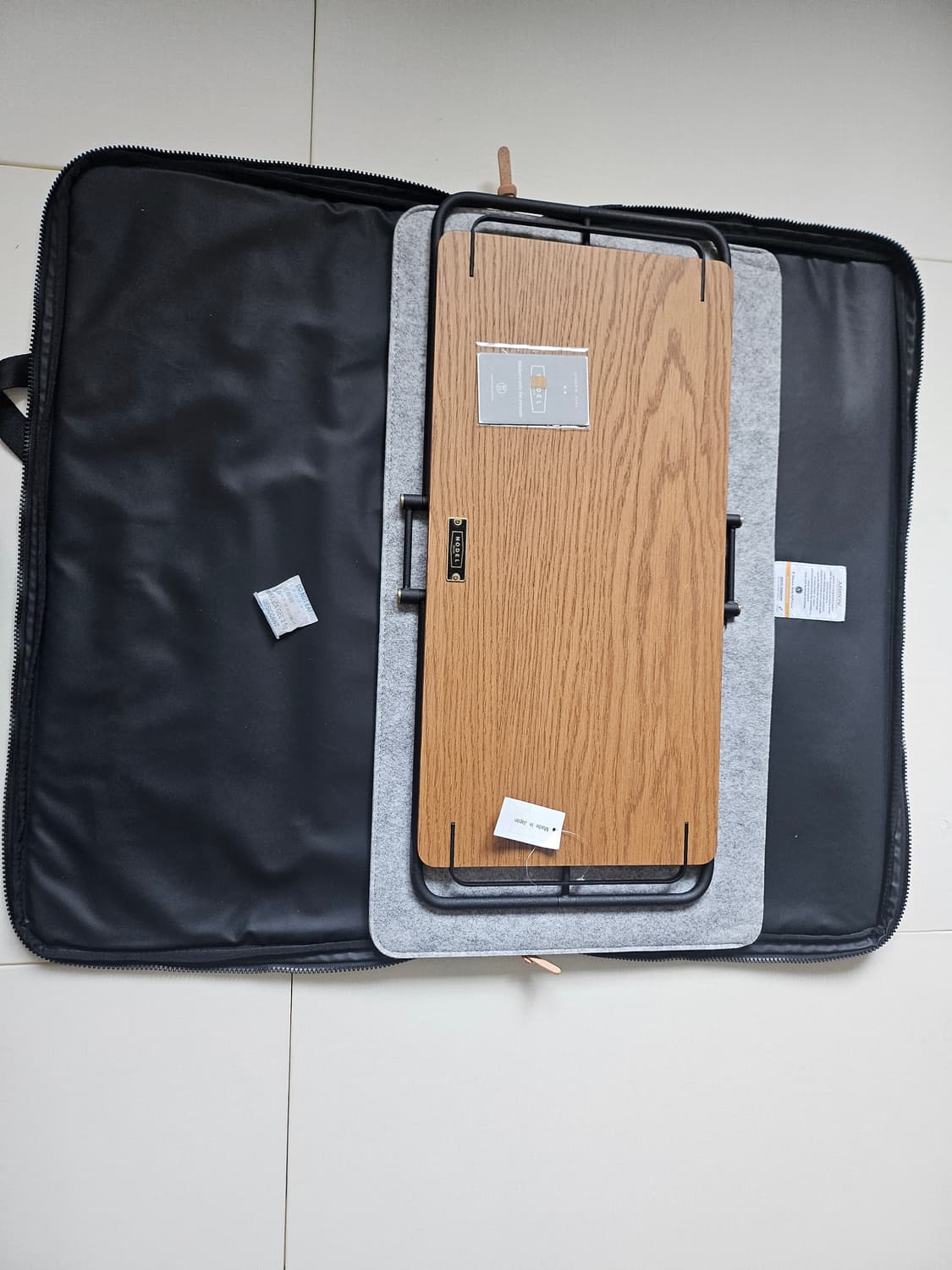 [ 노델 디자인 ] 버터플라이 테이블 s 빈티지오크 + 정품가방 상품이미지2