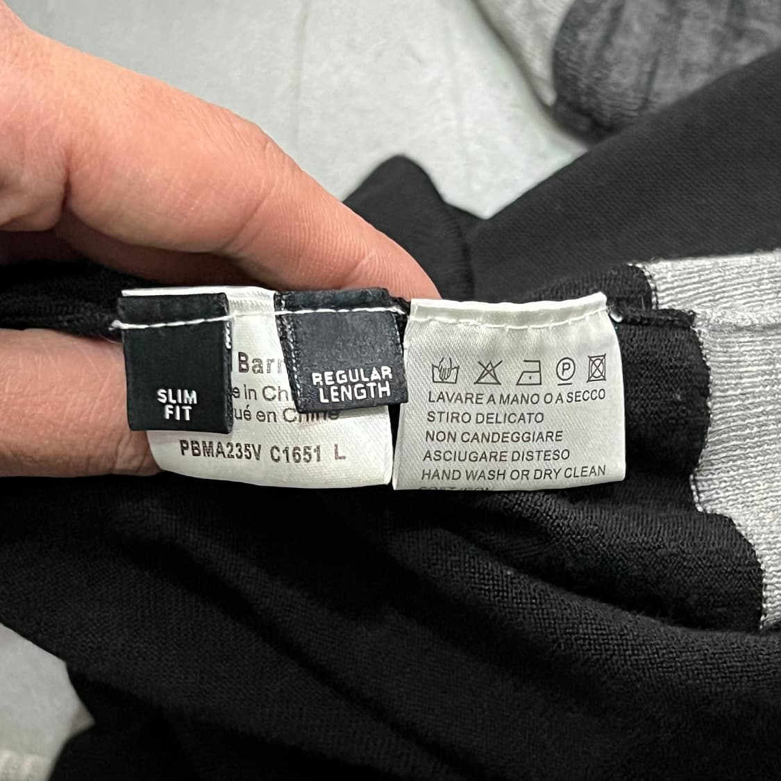  닐바렛 배색 니트 y15555 상품이미지7