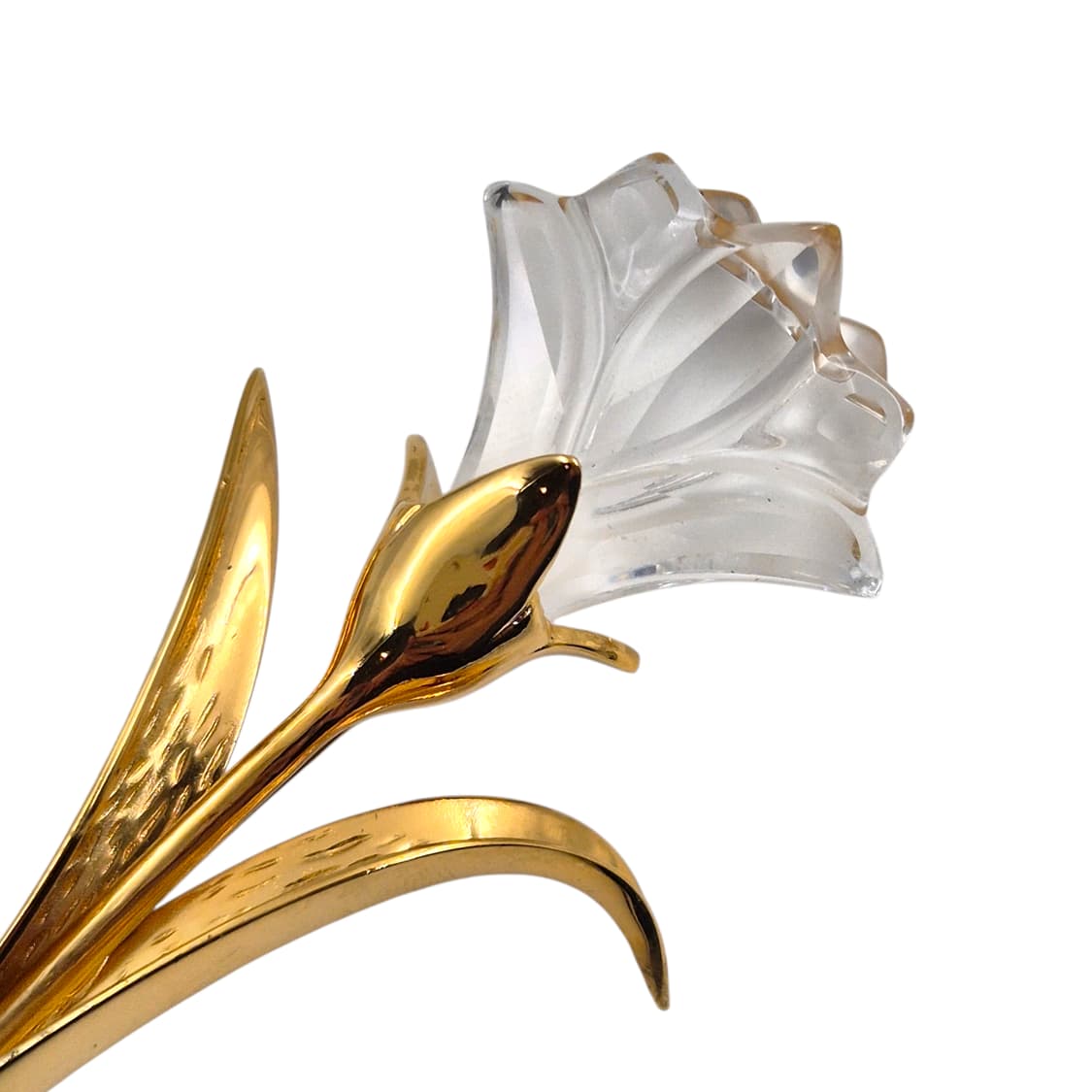 90s 스와로브스키 크리스탈 백합 송이 빅 브로치 상품이미지4