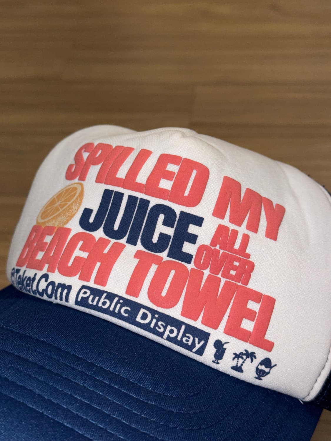 TEKET 테켓 그래픽 트러커 캡 네이비 상품이미지2