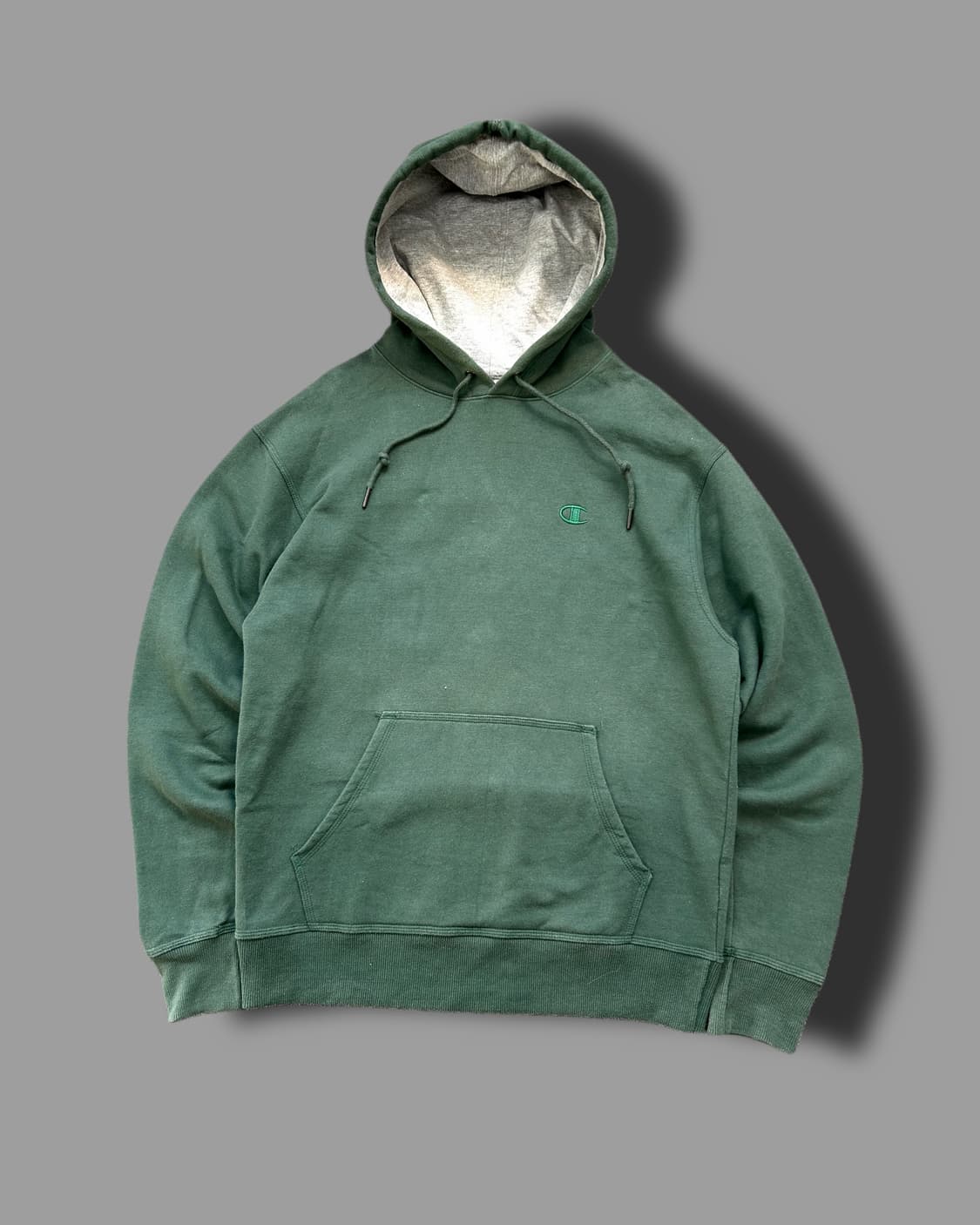 챔피온 어센틱 그린 후드티 M 상품이미지4