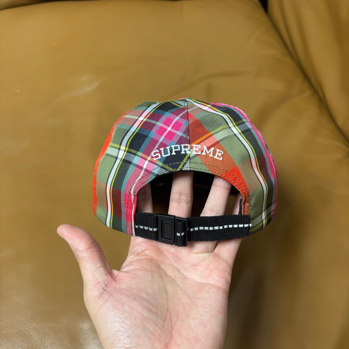 Supreme 슈프림 고어텍스 체크 S로고 6패널 볼캡 모자 Check 상품이미지8