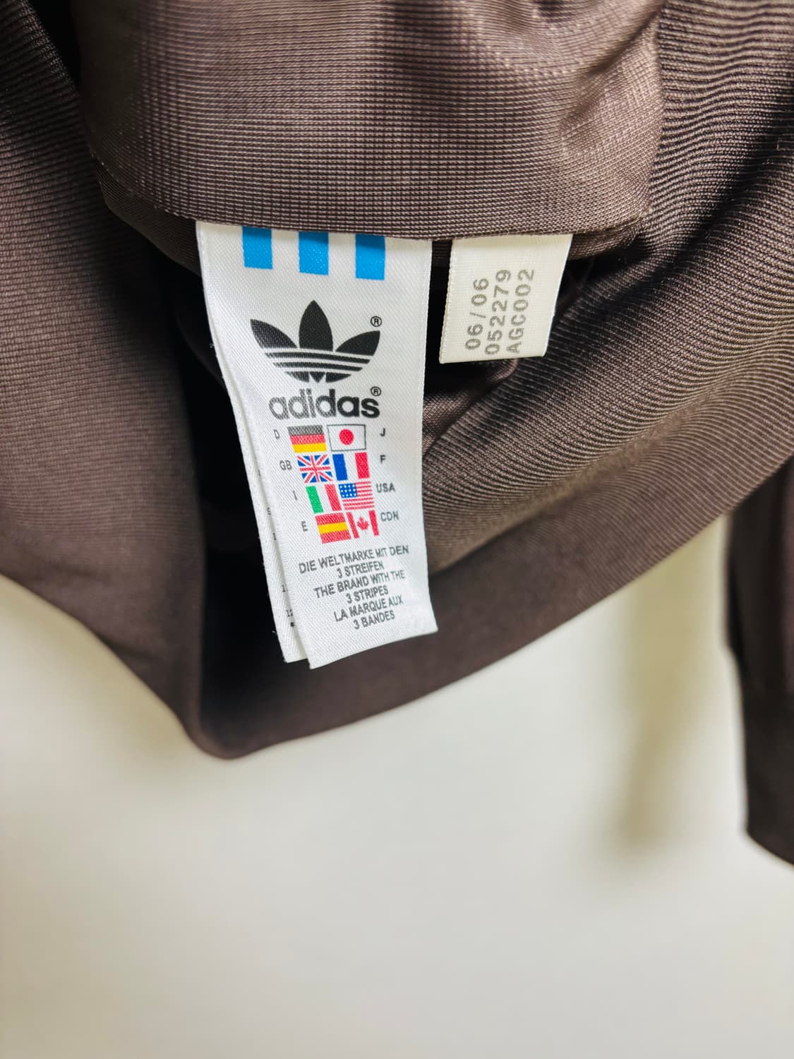 아디다스 Adidas 올드스쿨 브라운 골드라인 트랙 자켓 상품이미지4