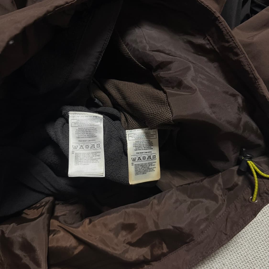 아디다스 클라이마프루프 바람막이 자켓  (후리스 내피) 상품이미지6