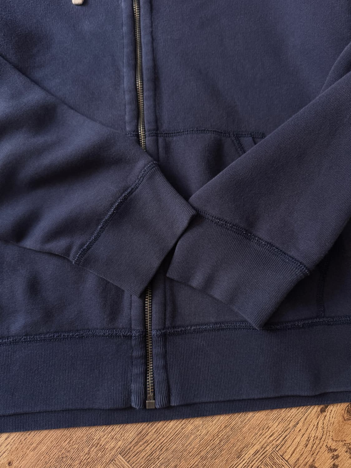 [L]폴로 랄프로렌 매장판 네이비 써멀 후드 집업 상품이미지5