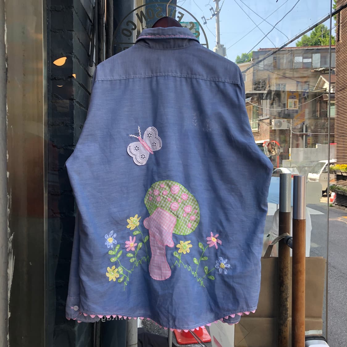 70s Bigmac chambray shirt-M 상품이미지8