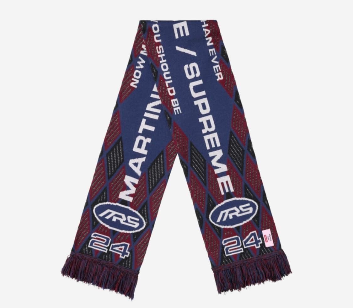 24FW 슈프림 x 마틴로즈 스카프 블루 상품이미지1