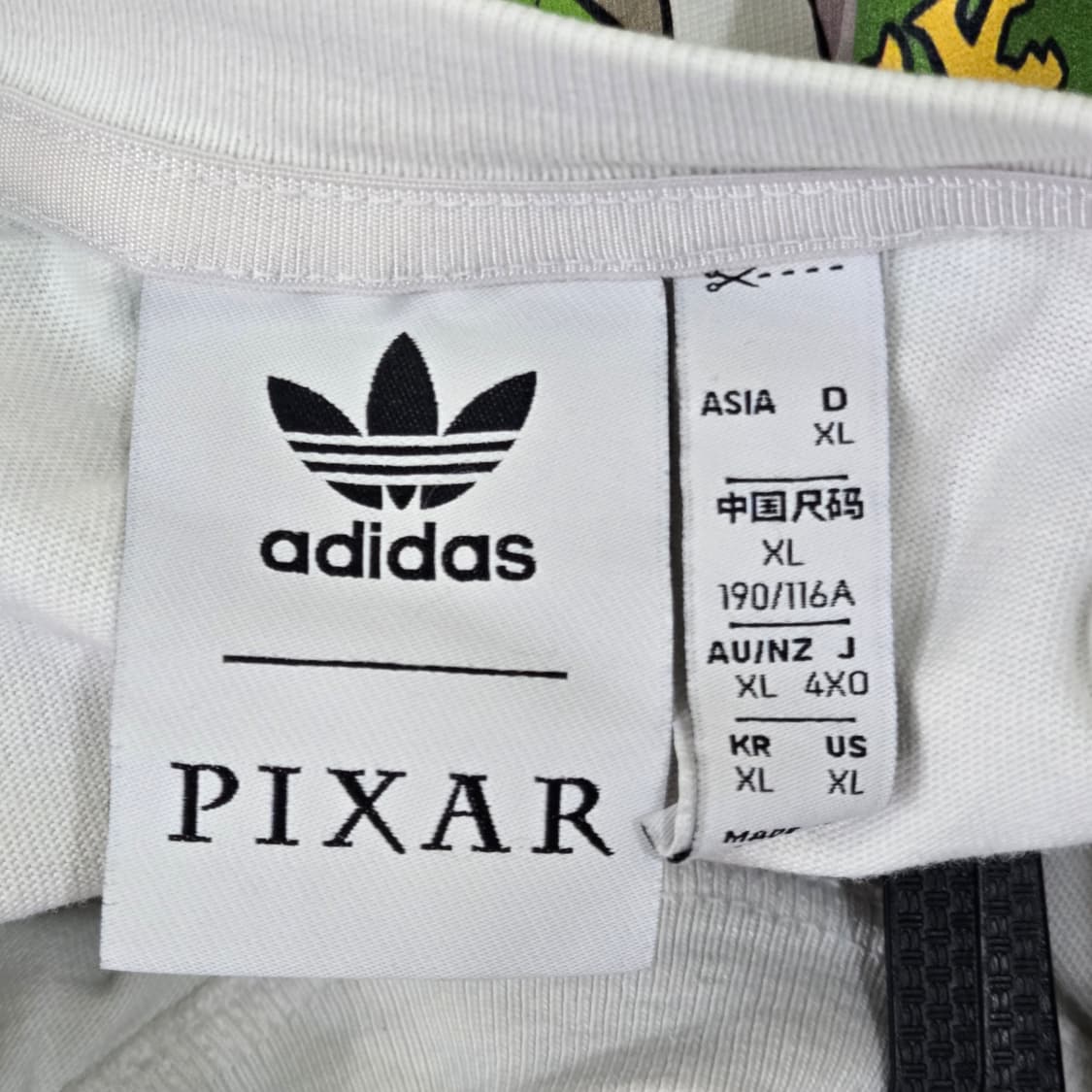 [XL] adidas x PIXAR 그래픽 반팔 티셔츠 (화이트) 상품이미지4