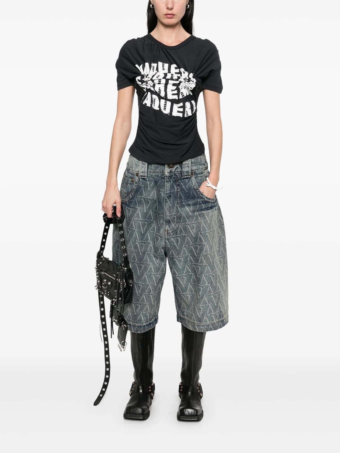 바퀘라 VAQUERA 티티 트위스터 코튼 티셔츠 S 상품이미지2