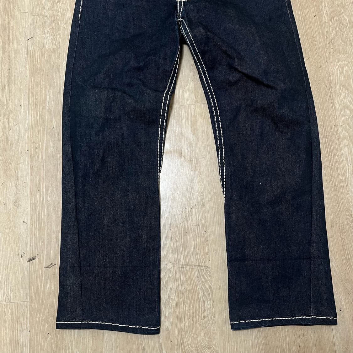트루릴리전 여성 조이 슈퍼 티 스티치 데님 청바지 XL  상품이미지7