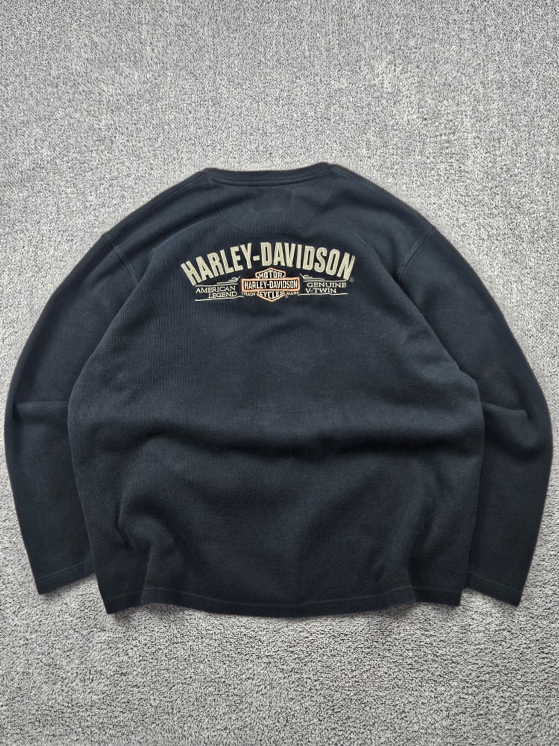 할리데이비슨 자수로고 헨리넥 롱슬리브 니트 ( 2XL ) / 10240 상품이미지1